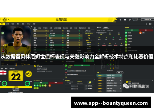 从数据看贝林厄姆世俱杯表现与关键影响力全解析技术特点和比赛价值 从数据看贝林厄姆世俱杯表现与关键影响力全解析技术特点和比赛价值